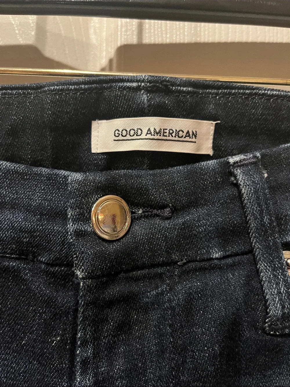 Good American Dark Indigo Stretch Skinny Jeans